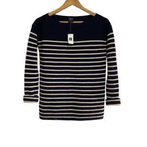 Nwt GAP Knit Navy & White Stripe Sweater, New, Size XS